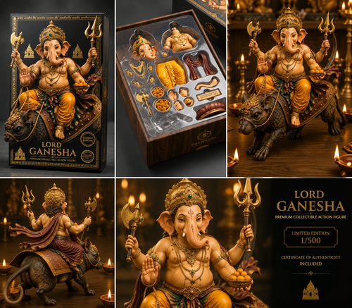Lord Ganesha – Vighnaharta Eternal Majesty™

Ultra Premium Collector’s Edition • Limited to 500 Pieces Worldwide