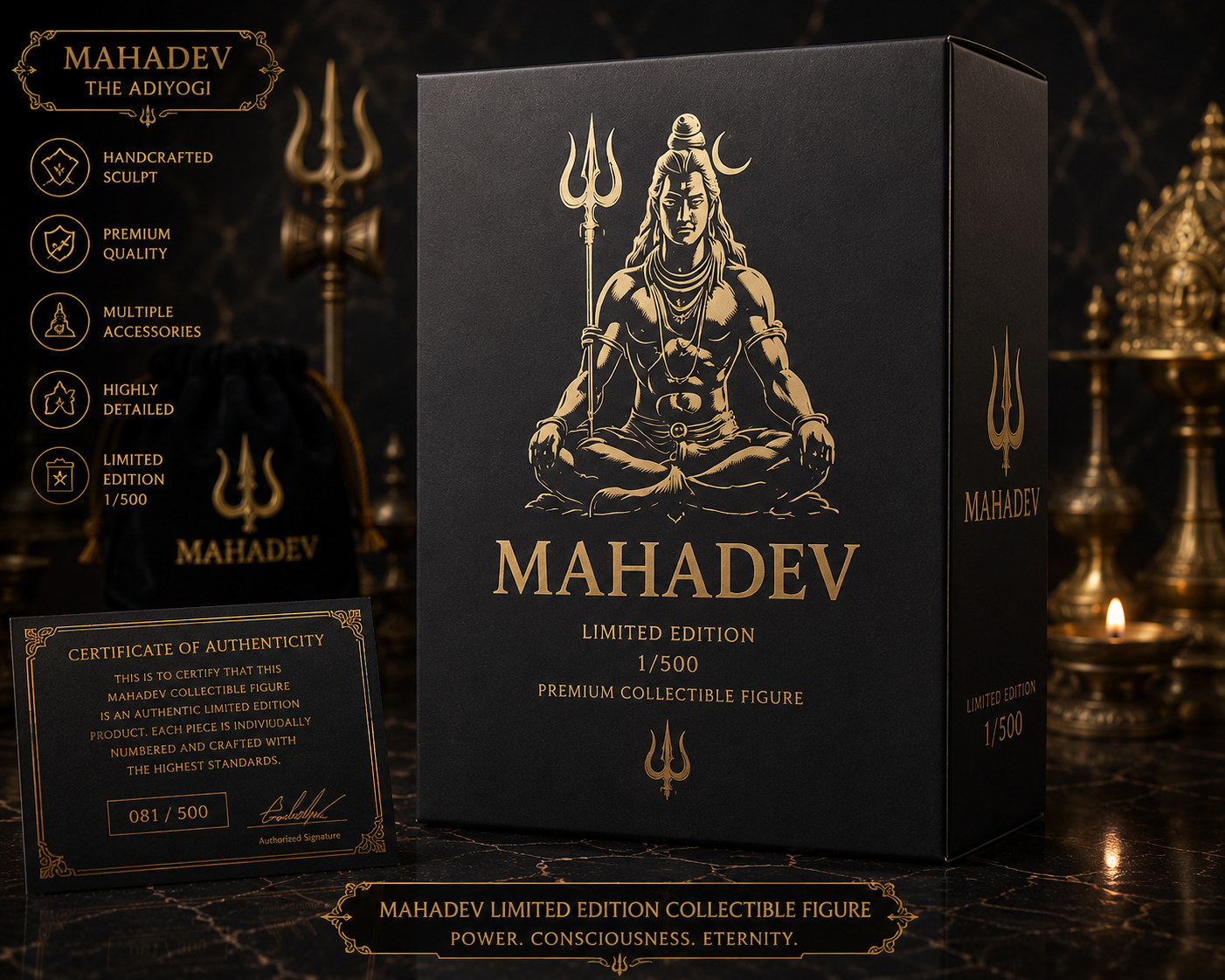 Mahadev – Adiyogi Eternal Ascension™

Ultra Premium Collector’s Edition • Limited to 500 Pieces Worldwide