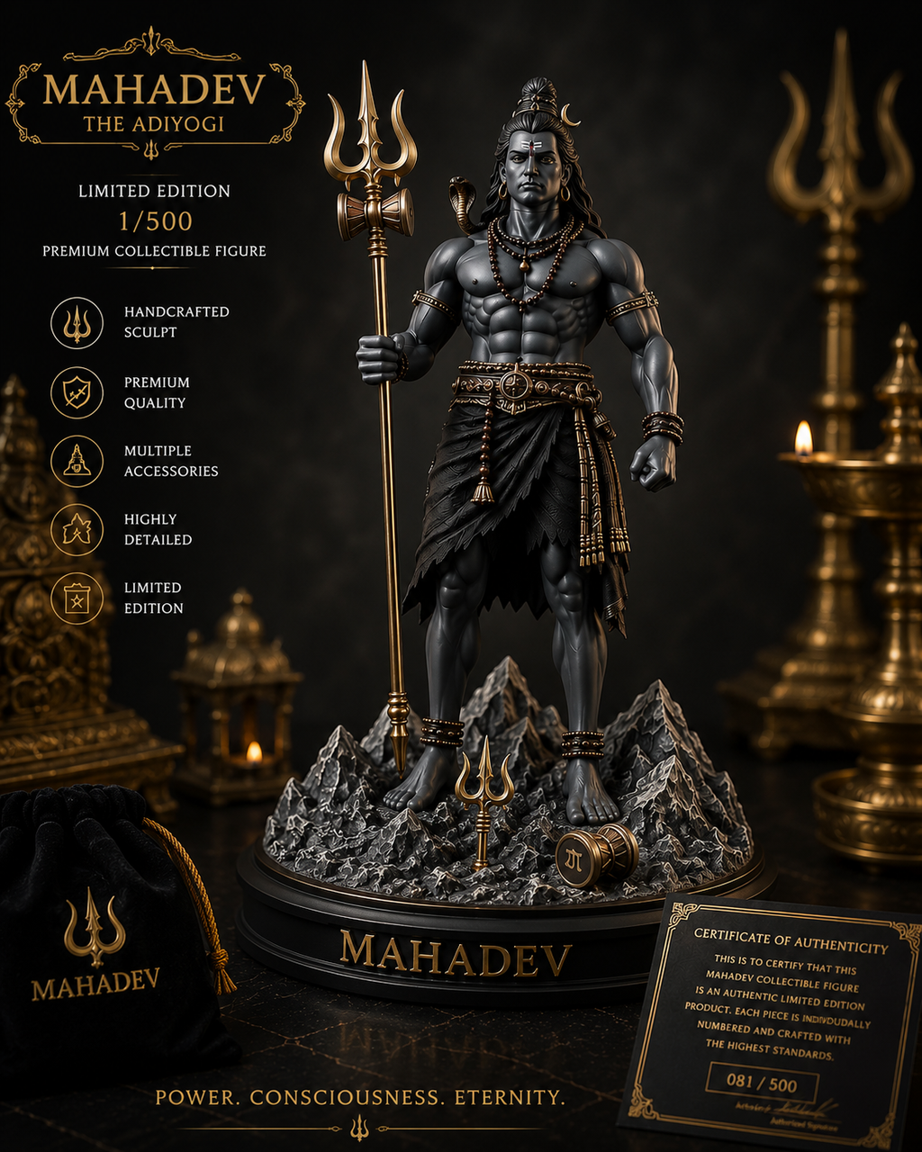 Mahadev – Adiyogi Eternal Ascension™

Ultra Premium Collector’s Edition • Limited to 500 Pieces Worldwide