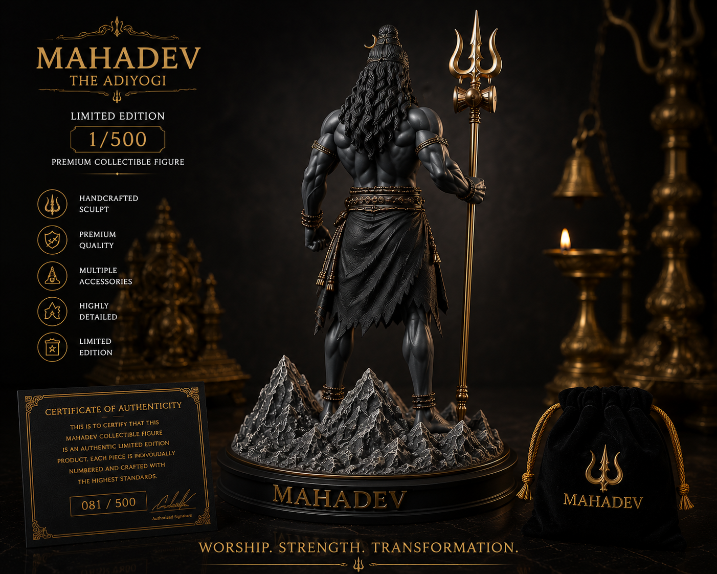 Mahadev – Adiyogi Eternal Ascension™

Ultra Premium Collector’s Edition • Limited to 500 Pieces Worldwide